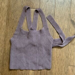 Wilfred Aritzia Cayenne Knit Tie Top